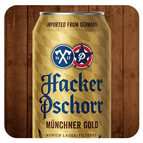Hacker-Pschorr Munchner Gold - Lata 500 ml